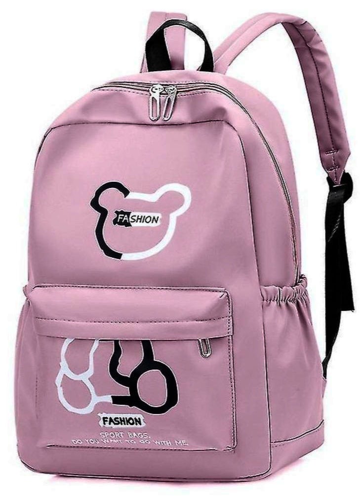 FASHION Student Backpack With Front Accessory Pocket Multi-function for School, Travel and daypack, Water Resistant - 43cm *29cm *12cm with Large Capacity (13-15)L  - Image 1