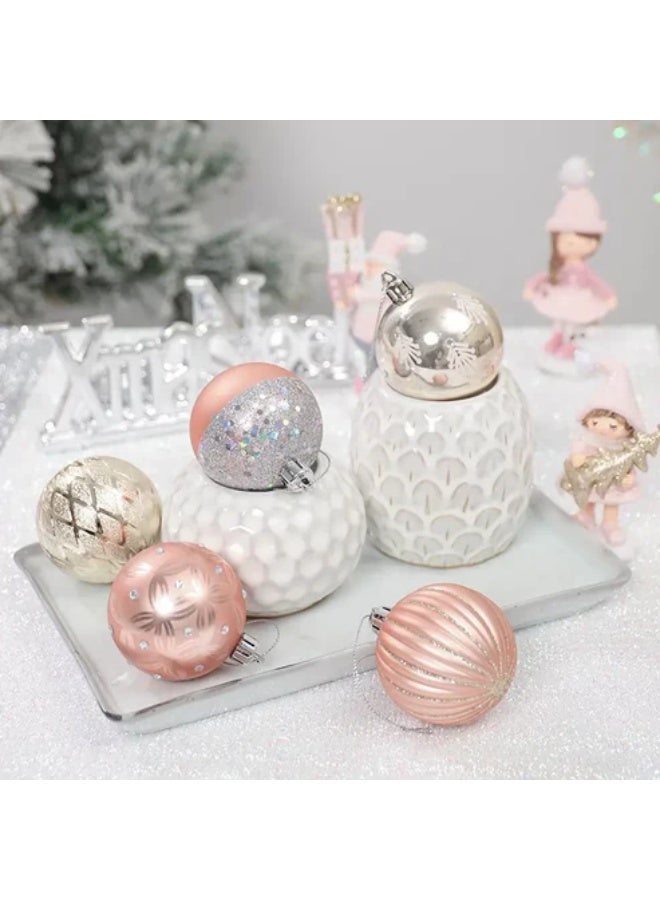 إيفا Rose Gold Baubles Set of 30 - Image 4