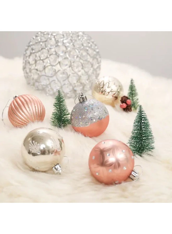 إيفا Rose Gold Baubles Set of 30 - Image 3