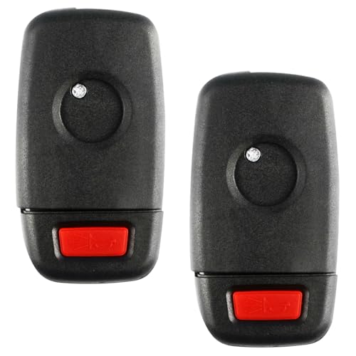 KeylessOption 2x Keyless Option Remote 4btn Uncut Key Fob For Pontiac (OUC6000083) - Image 2