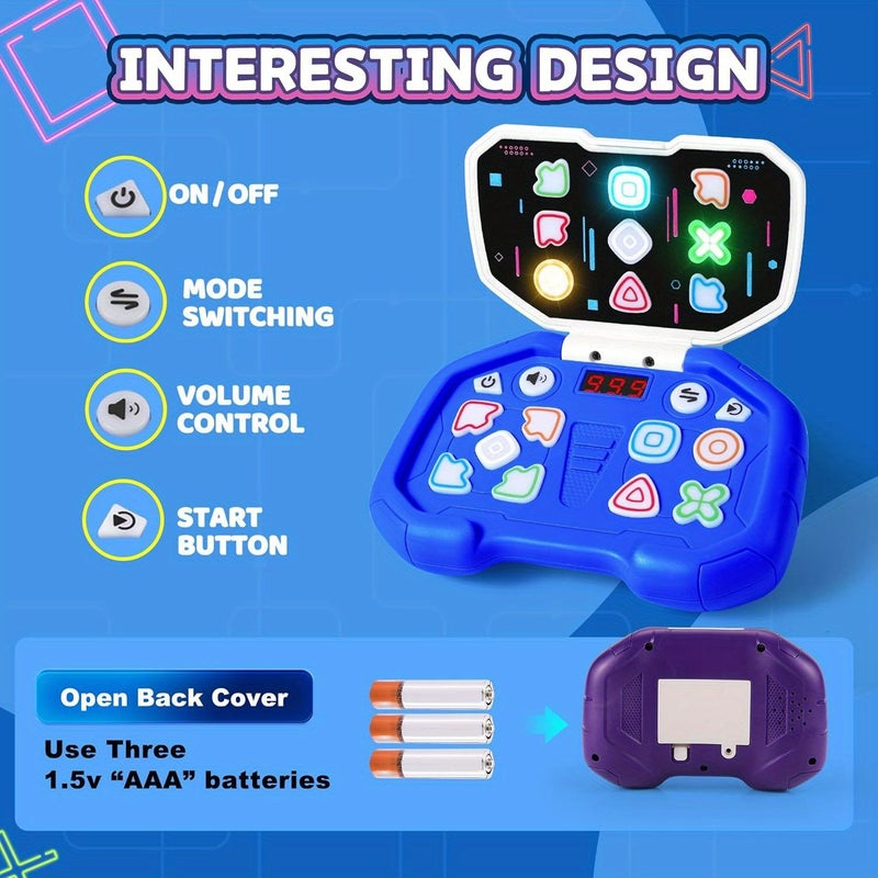 Purple Quick Push Puzzle Memory Game Toy for Kids Stress Relief Gift - Image 3