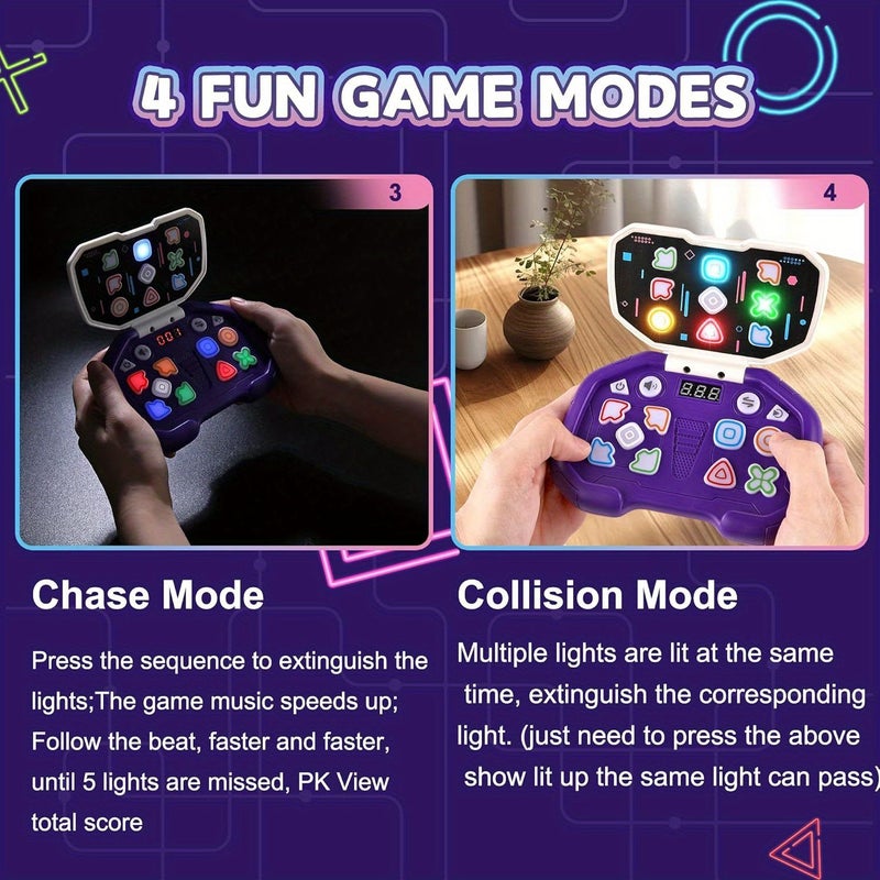 Purple Quick Push Puzzle Memory Game Toy for Kids Stress Relief Gift - Image 5