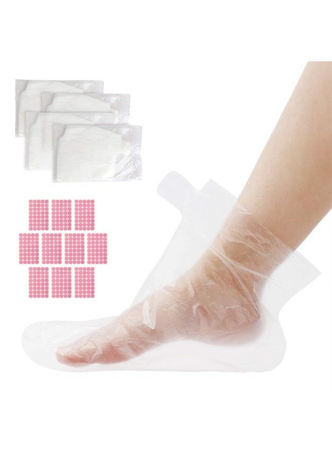Segbeauty - Paraffin Wax Bath Liners for Foot, 400pcs Paraffin Foot Bags, Plastic Paraffin Bath Mitts Socks Hot Wax thera-py Booties Covers for Foot Spa Wax treat-ment Paraffin Wax Machine - Image 1