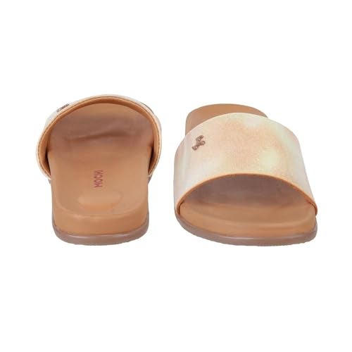 Mochi Women Tan Synthetic Leather Comfort Slider UK/6 EU/39 (41-201) - Image 5