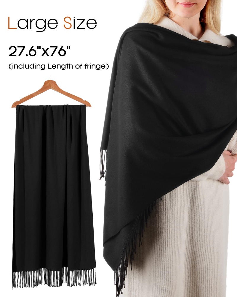 FURTALK Winter Scarf for Women Pashmina Shawl Wraps Soft Warm Fashion Blanket Scarves Gifts - Image 4