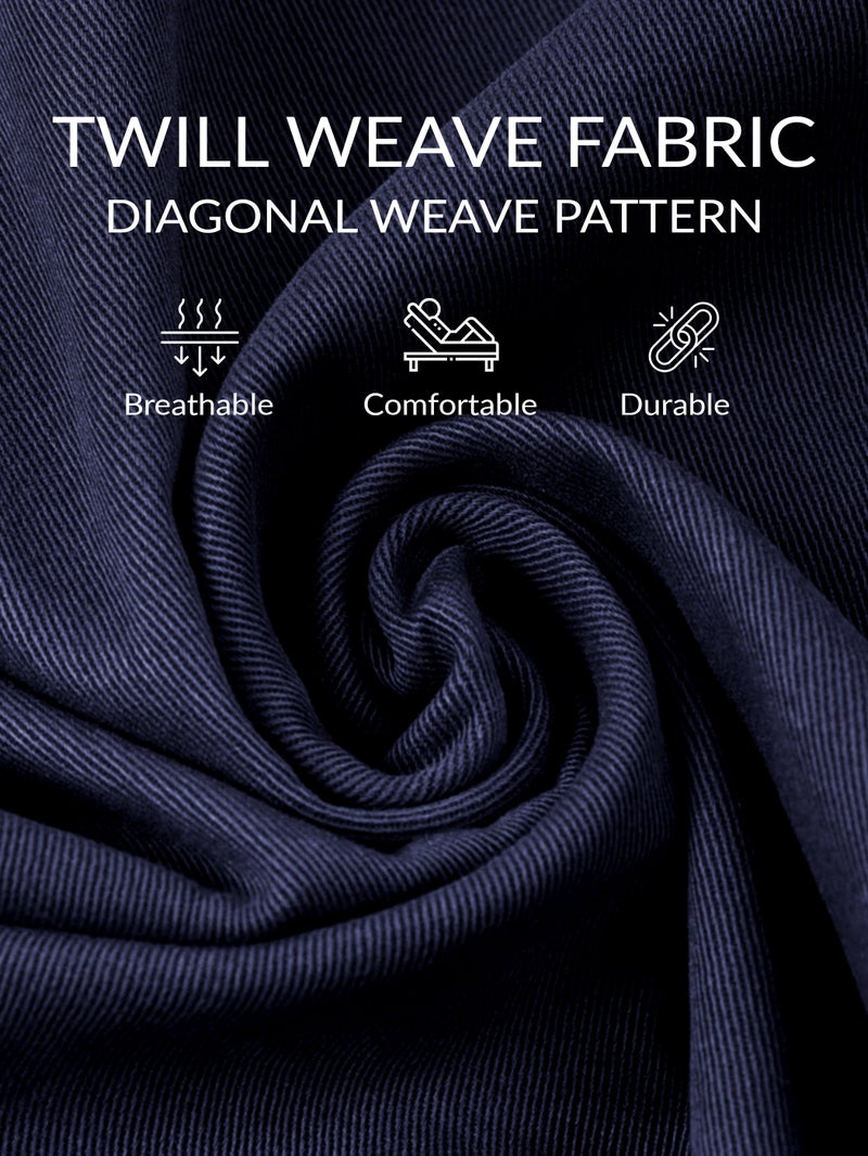 بيونغ قميص رجالي أزرق داكن بجيبين - Image 4