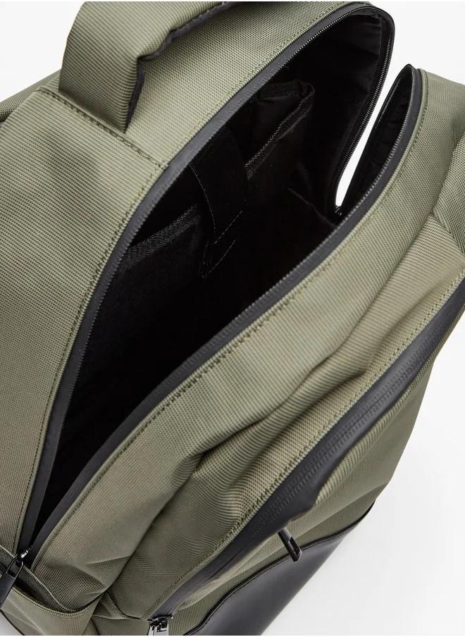 LBL by Shoexpress Solid Backpack with Adjustable Shoulder Straps