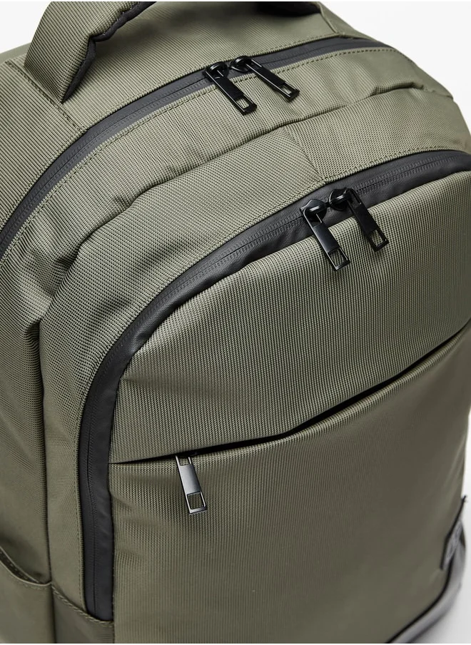 LBL by Shoexpress Solid Backpack with Adjustable Shoulder Straps