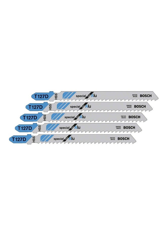 Bosch 2608631017 T-127D Aluminium Jigsaw blade 5Pcs/Pack - Image 1