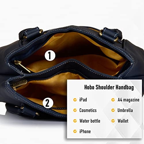 Fostelo Women's Hynes Satchel Tote Handbag for Women | Ladies Purse | Stylish Shoulder Bag | Gift For Women | Blue - Image 5