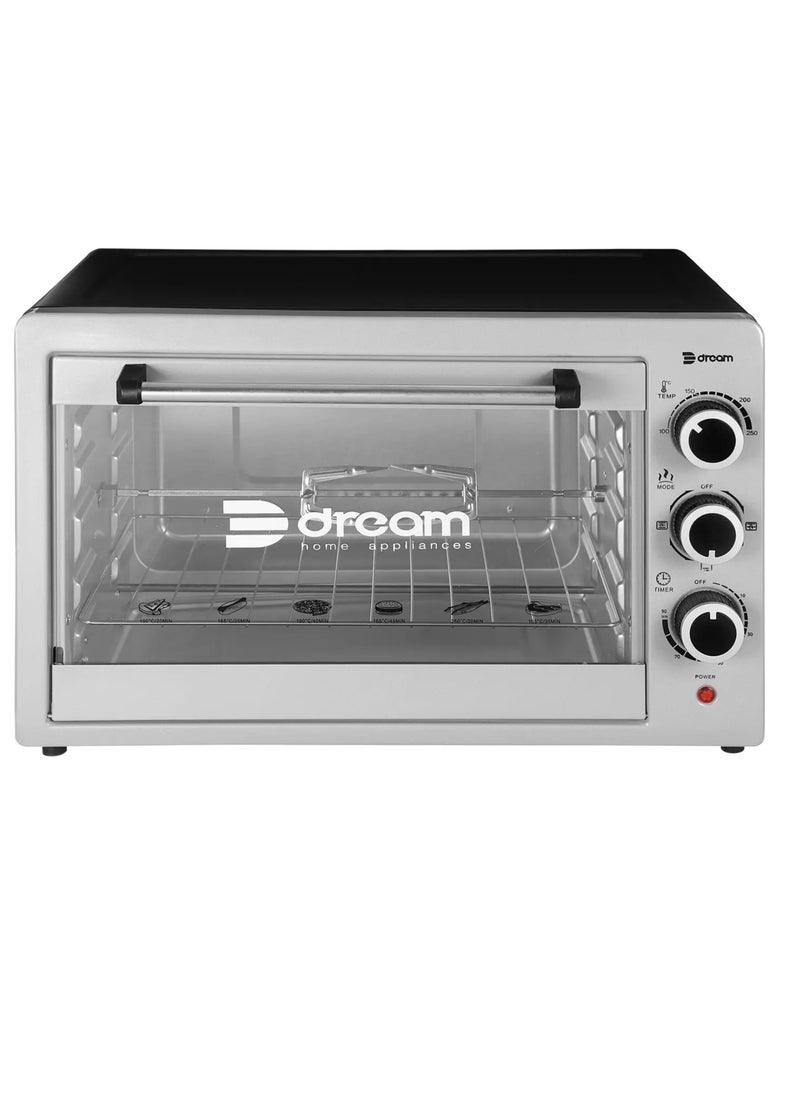 Dream Dream Electric Oven, 40 Litres, 1800 Watts, DR13040 - Grey  - Image 1