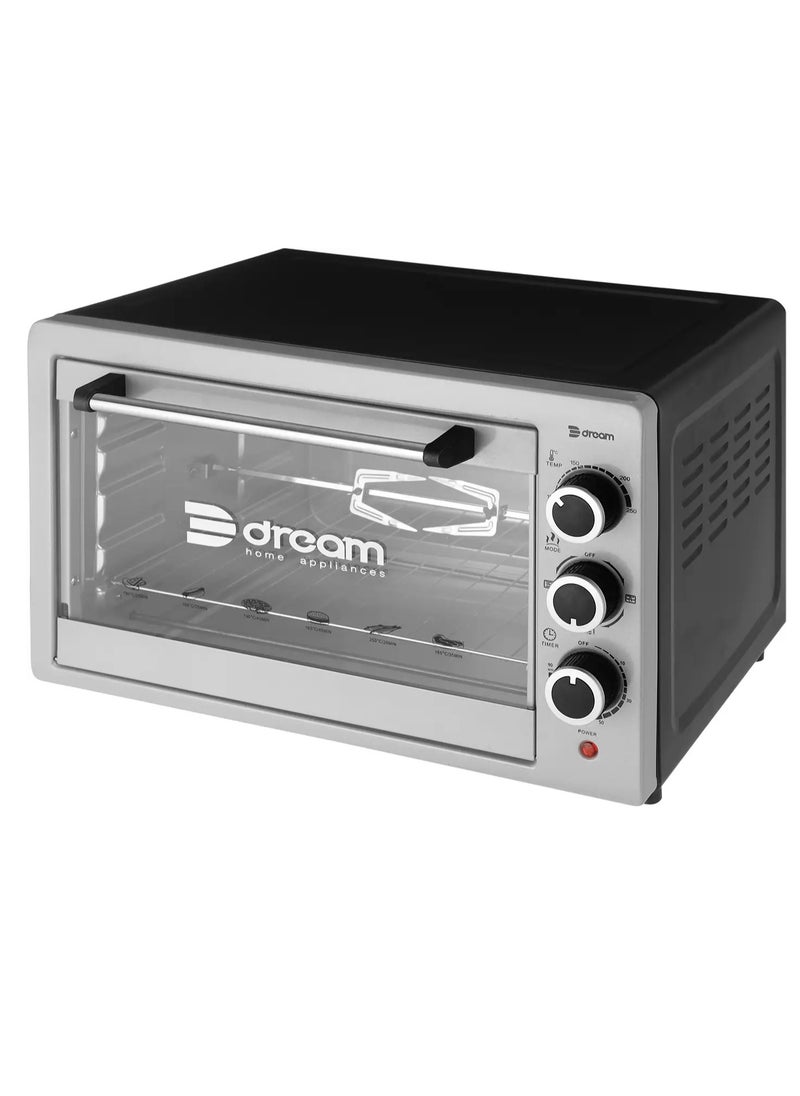 Dream Dream Electric Oven, 40 Litres, 1800 Watts, DR13040 - Grey  - Image 2