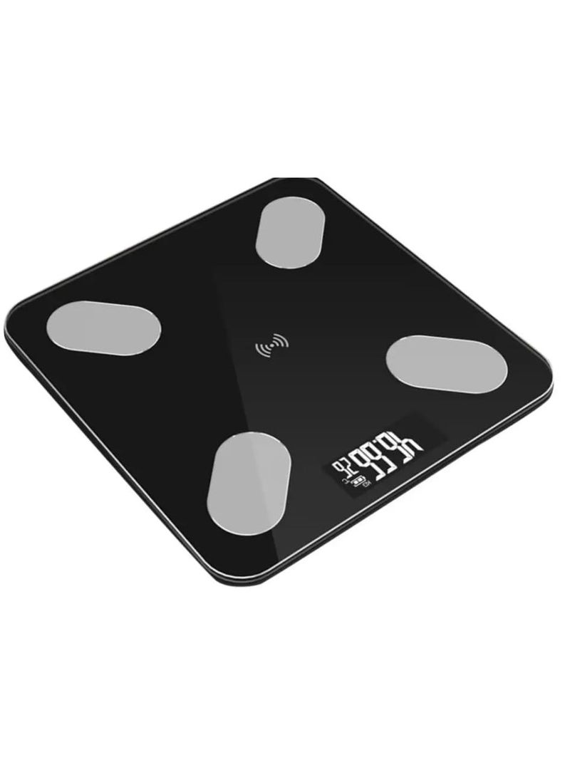 ELTRAZONE Household Body Fat Scale, Accurate BMI Measurement for Weight Loss, Fitness Goals & Health Tracking, Digital Bathroom Scale with High Precision Sensors, Easy-to-Read LCD Display  - Image 1