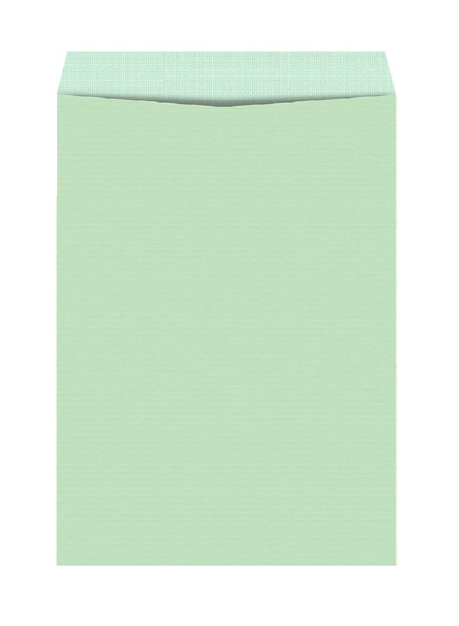 Cubic 14x10 Clothline Envelope (Green) - Pack of 50 | Durable & Eco-Friendly Document Holder for Office, School & Business Use - Image 1
