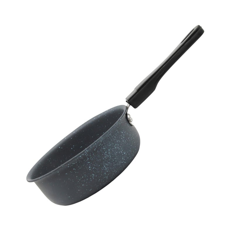 LAZYwindow Nonstick Baby Sauce Pan/Frying Pan 17cm Dia, (Base Colour Grey) Pack of 1 - Image 4