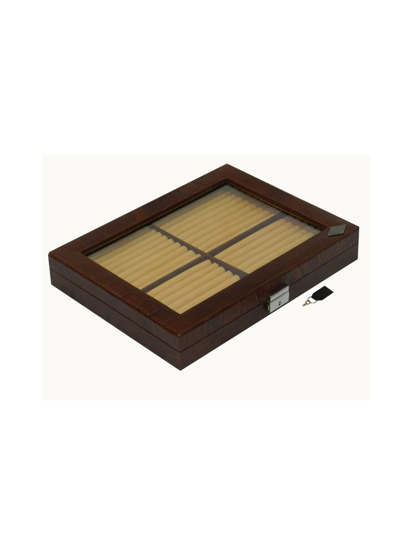 LAVERI LEATHER Laveri Ring Storage Display Box with Ring Holder Showcase for Store Display, Jewelry Show & Home ~ Jewelry Tray Organizer  - Image 3