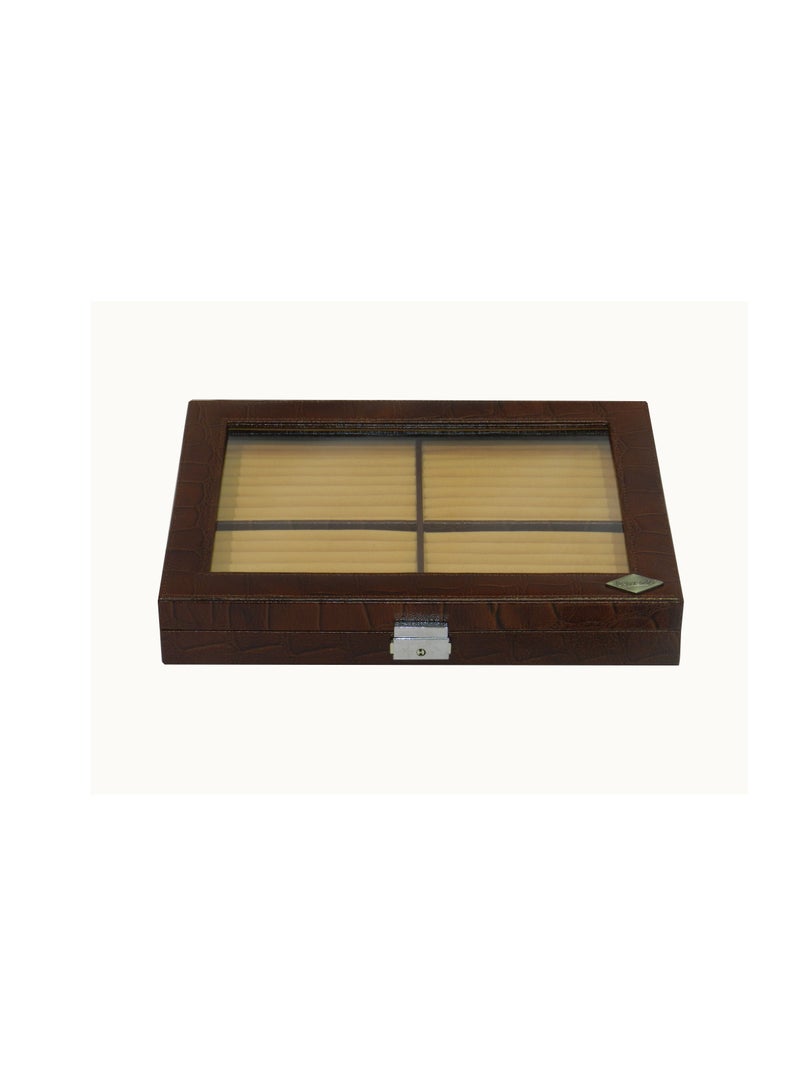LAVERI LEATHER Laveri Ring Storage Display Box with Ring Holder Showcase for Store Display, Jewelry Show & Home ~ Jewelry Tray Organizer  - Image 5