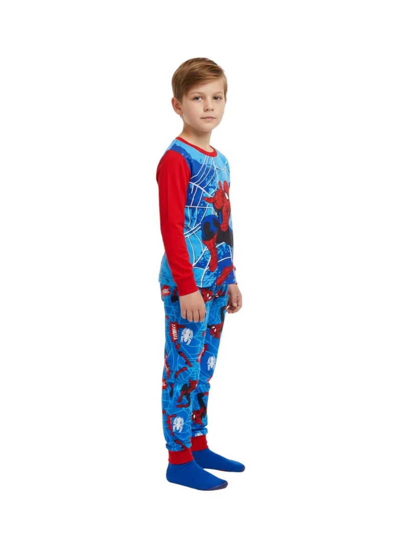 بيداني Boys' Webbed Wonder Pajama Set - Long Sleeve