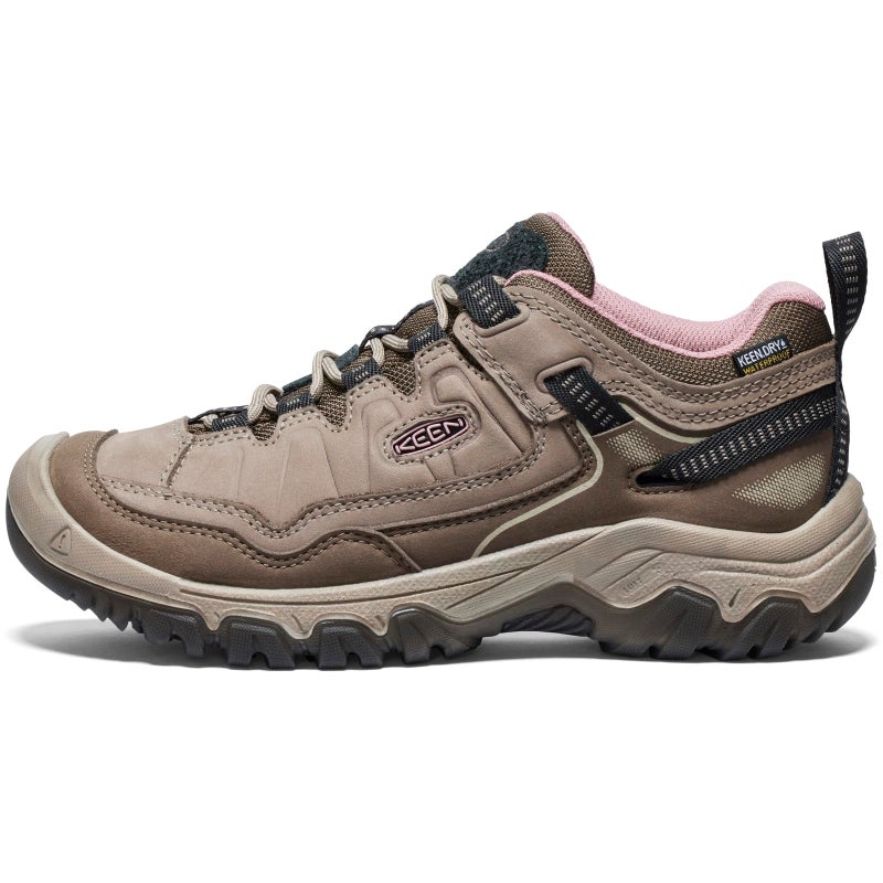 KEEN Women's Targhee 4 Low Height Durable Comfortable Waterproof Hiking Shoes, Brindle/Nostalgia Rose, 7 - Image 3
