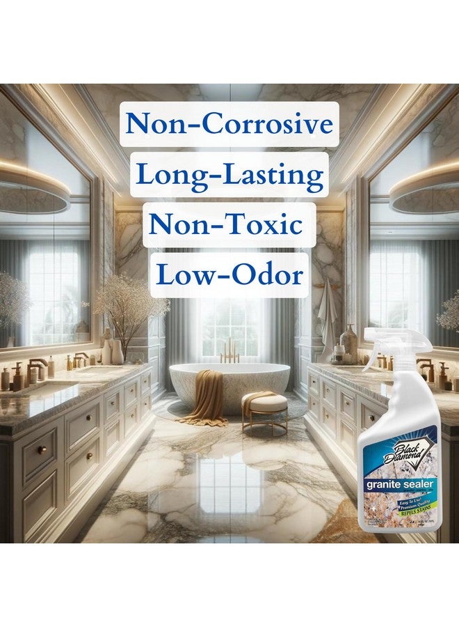 Black Diamond Stoneworks Black Diamond Stoneworks Granite Sealer: Seals and Protects. Marble Sealer Protector. Granite, Marble, and Travertine Countertop Sealer for All Stone Countertops. 1-Pint.  - Image 3