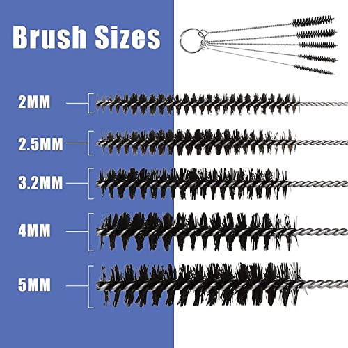 Ebest 4 Set Airbrush Spray Gun Wash Cleaning Tools Needle Nozzle Brush Glass Cleaning Pot Holder - Image 3