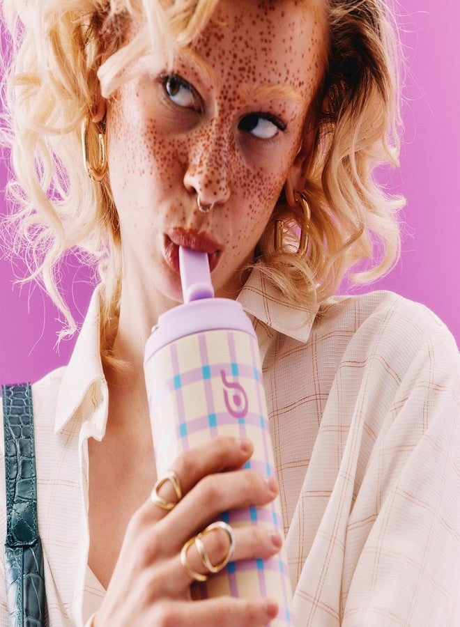 BOTTLE BOTTLE Insulated Water Bottle 24oz with Straw Lid and Handle for Sports Travel Gym Stainless Steel Water Bottles Double-Wall Vacuum Metal Leak Proof BPA-Free (VivaBands) - Image 2