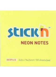 Neon Sticky. Note Paper Colored 76*76 Mm. 100 Yp Yellow - pzsku/Z979D22549CCB7D604FDBZ/45/_/1740644842/eedd26bc-1bcb-480f-8b85-dc7feb2933ee