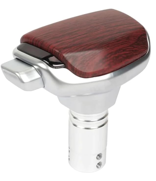 YOURKARTS.COM Premium Automatic Car Gear Shift Knob (Wood Finish) – Universal Fit Gear Lever Handle with Classic Look | Luxury Interior car Accessories 2025 for sedans - Image 1