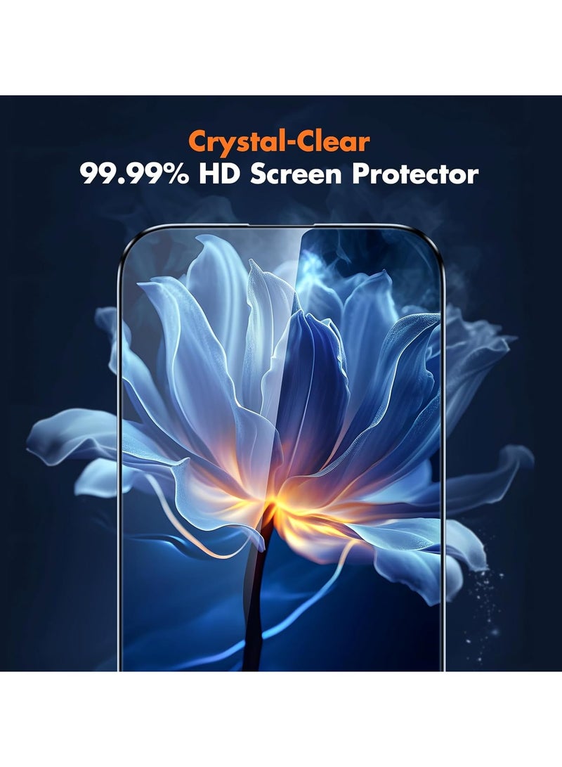 QIRG 1 Pack for iPhone 16 Pro max Screen Protector，High definition transparent anti-scratch, no bubbles, easy to install - Image 5