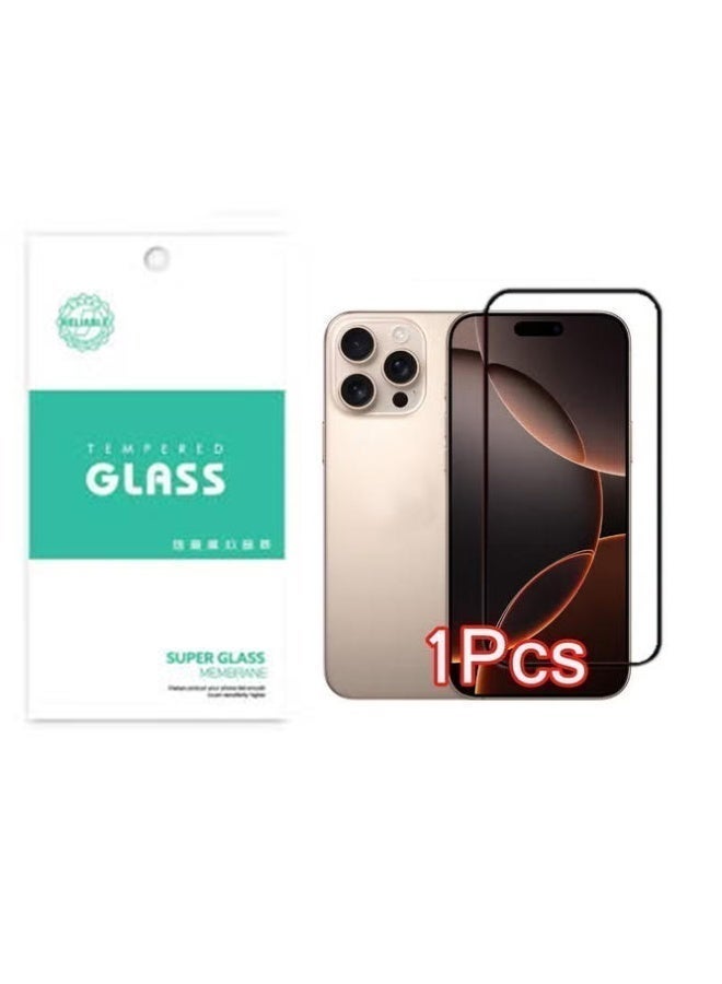 QIRG 1 Pack for iPhone 16 Pro max Screen Protector，High definition transparent anti-scratch, no bubbles, easy to install - Image 1