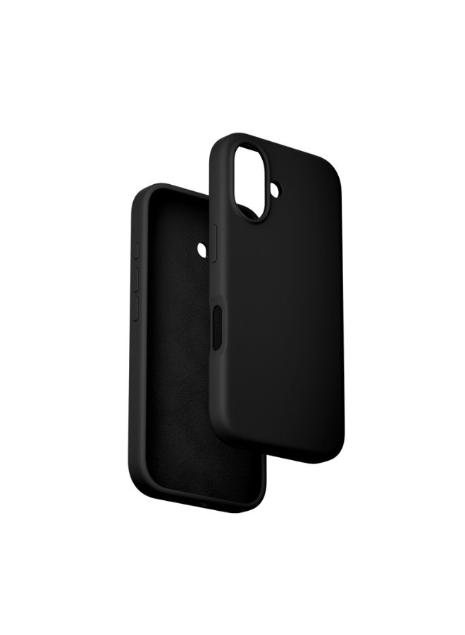 VENTION Liquid Silicone Case for iPhone 16 with MagSafe Black  ( Silicone Case) - Image 2