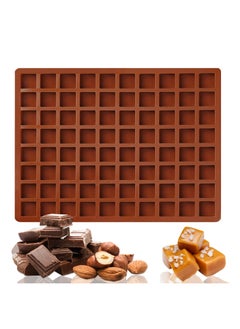 XiuWoo 80 Cavities Mini Square Candy Baking Silicone Molds  - Image 1