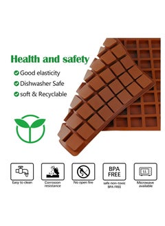 XiuWoo 80 Cavities Mini Square Candy Baking Silicone Molds  - Image 4