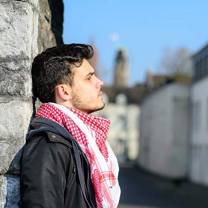 HOMELEX Keffiyeh Arab Head Scarf for Men Sheikh Muslim Turban Saudi Dubai Headwear - Image 5