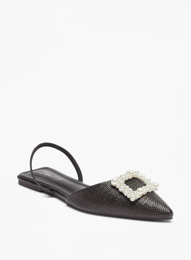 Flora Bella By Shoexpress Womens Flora Bella Embellished Pointed Toe Ballerina Shoes Ramadan Collection