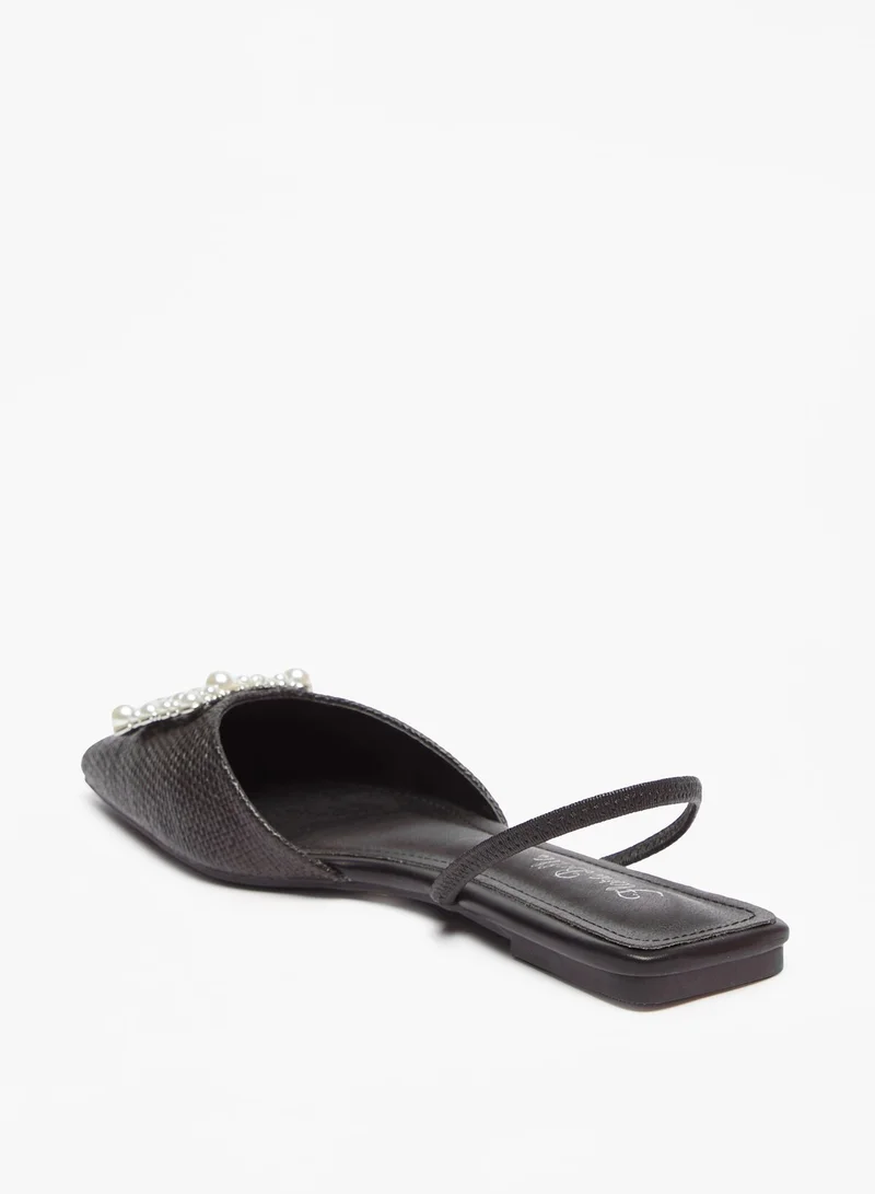 Flora Bella By Shoexpress Womens Flora Bella Embellished Pointed Toe Ballerina Shoes Ramadan Collection