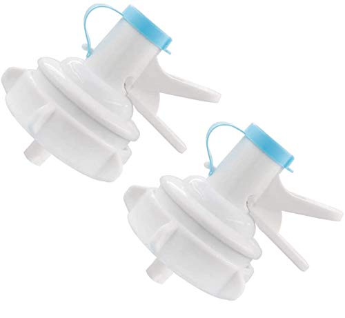 Yimaa 2 Pack Water Jug Dispenser Valve Water Jug Cap Bottle Spout Reusable Plastic Spigot Faucet For 55Mm Non Threaded Crown Top Drinking Bottle - Image 1