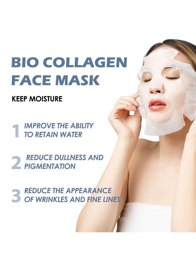 SEWOG Deep Collagen Lifting Mask, Anti Wrinkle Moisturizing Face Mask, Smooth & Tight Skin, Overnight Hydrogel Mask, Helps Reduce Fine Lines & Wrinkles(4 Pack) - Image 4