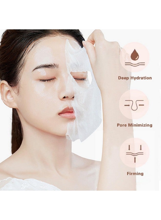SEWOG Deep Collagen Lifting Mask, Anti Wrinkle Moisturizing Face Mask, Smooth & Tight Skin, Overnight Hydrogel Mask, Helps Reduce Fine Lines & Wrinkles(4 Pack) - Image 3
