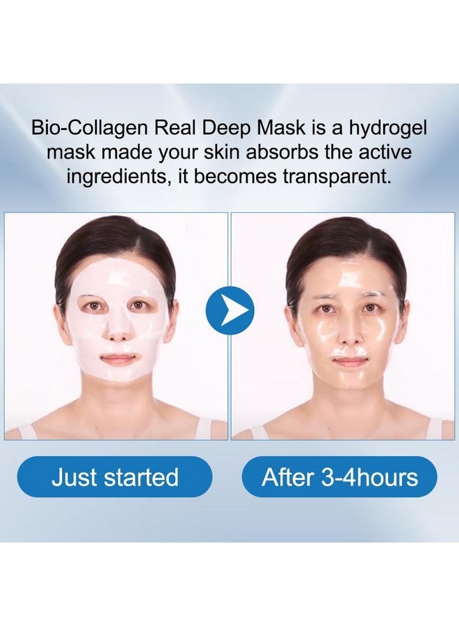 SEWOG Deep Collagen Lifting Mask, Anti Wrinkle Moisturizing Face Mask, Smooth & Tight Skin, Overnight Hydrogel Mask, Helps Reduce Fine Lines & Wrinkles(4 Pack) - Image 2