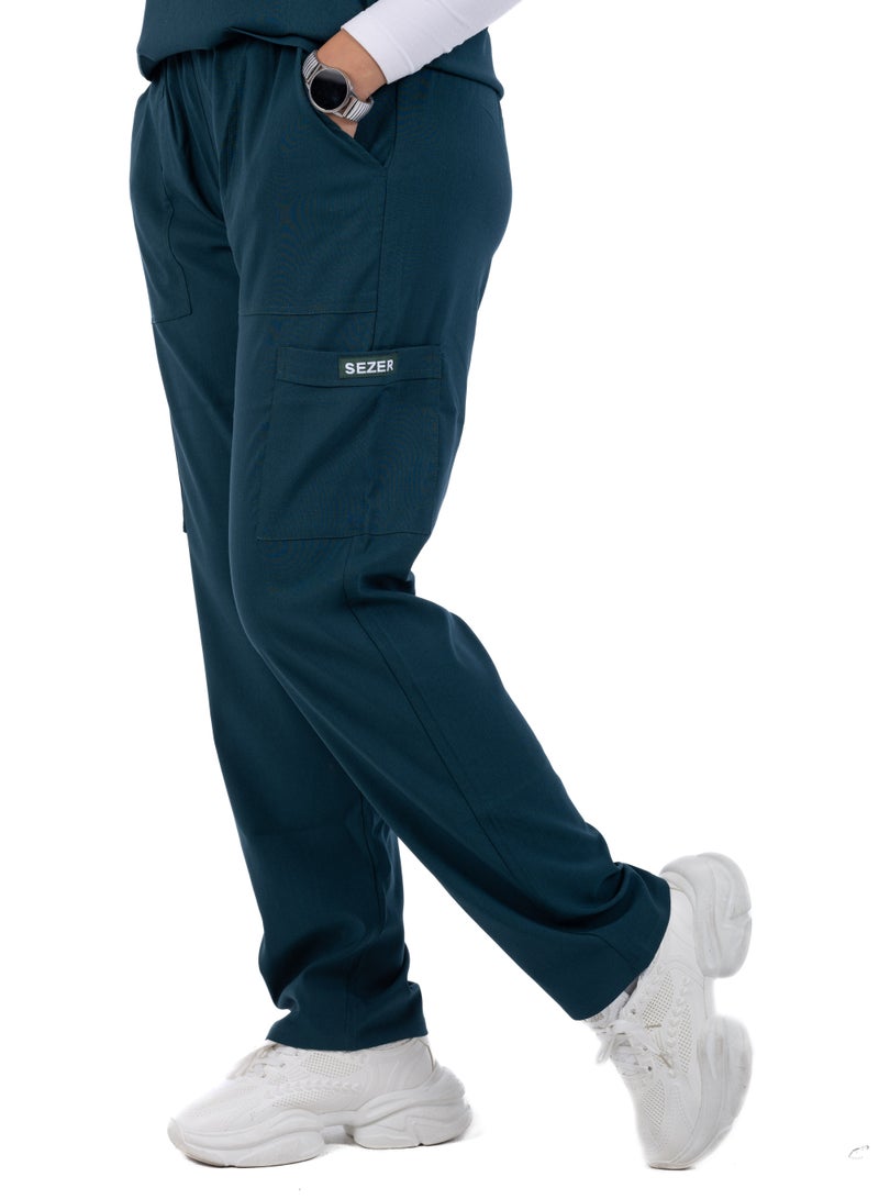 sezer Shine in comfort and elegance with a cotton medical scrub from Sezer - the ideal gynecological scrub for women! - Image 4