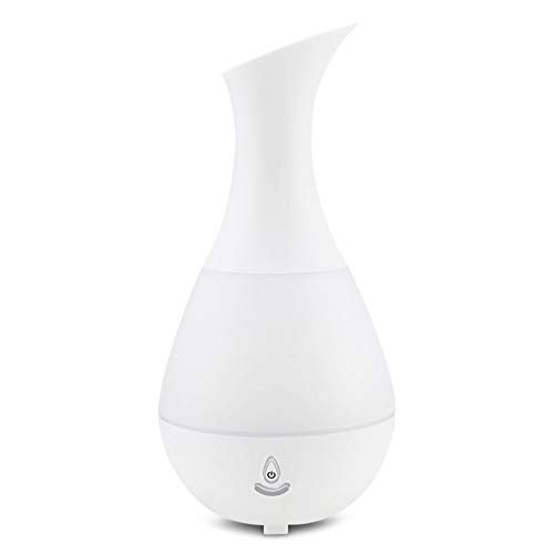 IRIS Essential Oil Diffuser Cool Mist Humidifier with Adjustable Mist Mode, Waterless Auto Shut-Off and 7 Colour LED Lights Changing for Home Office Baby (White) - Image 1