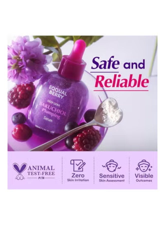 إيكوالبيري مصل بكوتشيول المملس – مخفض المسامات والتجاعيد | بديل الريتينول للبشرة الحساسة | يعزز الليونة والمرونة مع السيراميد، 1.01 أونصة / 30 مل - Image 3