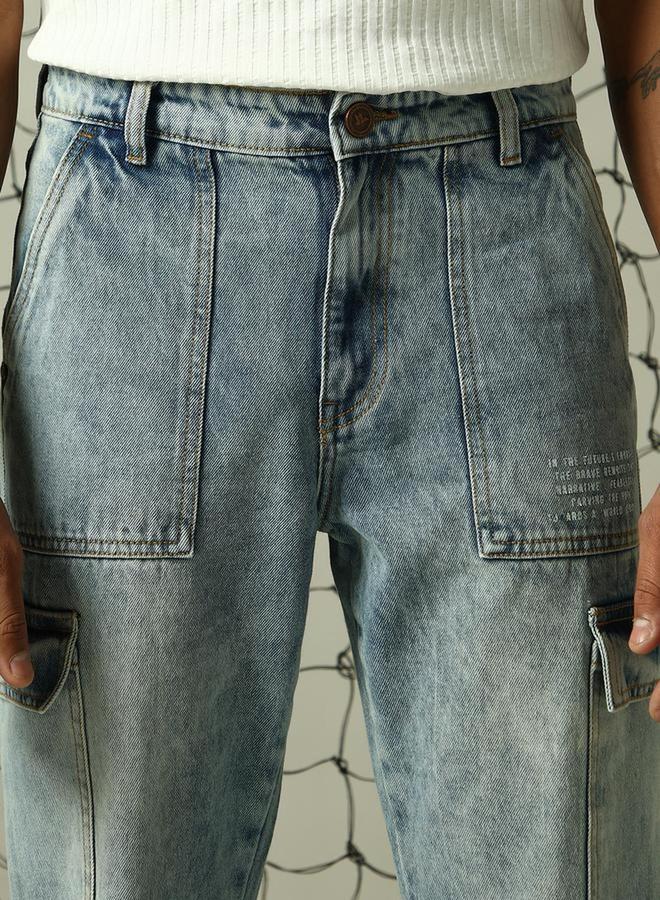 هوبرهولمي جينز ستايلي بقصة عادية وخصر متوسط مع جيوب - Image 5