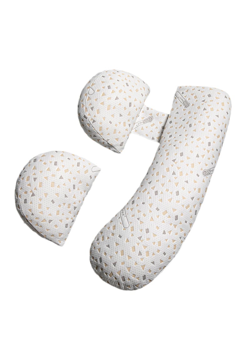 Pregnancy pillow waist support side sleeping pillow multi-functional pregnancy belly support pillow cushion - Image 1