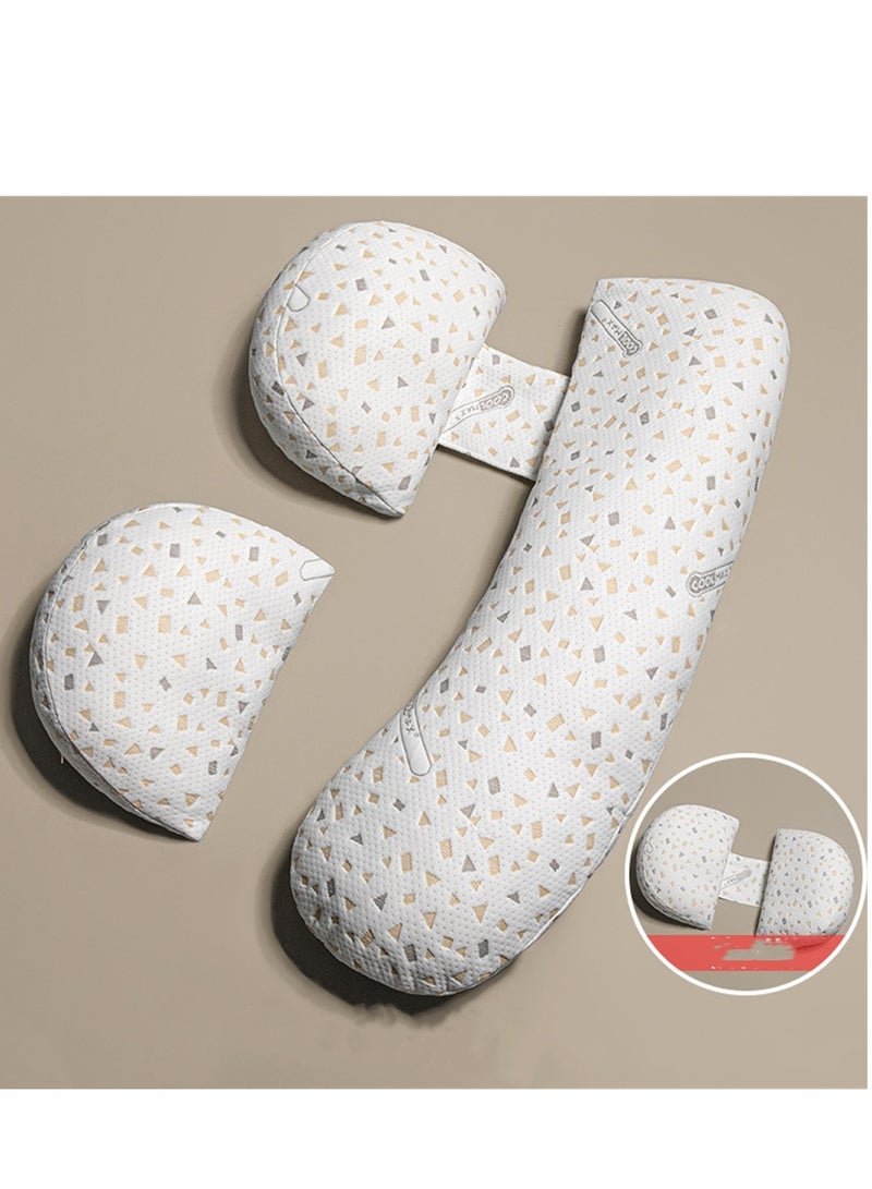 Pregnancy pillow waist support side sleeping pillow multi-functional pregnancy belly support pillow cushion - Image 2