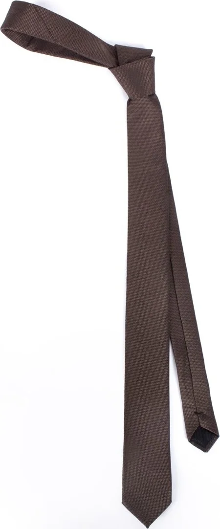 Tudors Dobby Brown Tie