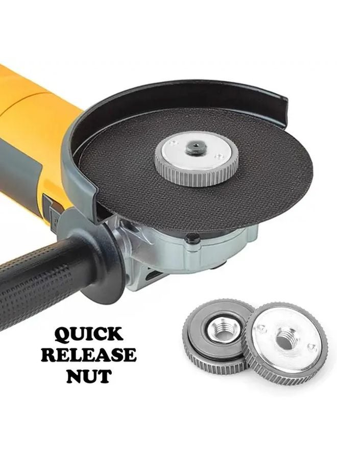 2Pcs M14 Angle Grinder Quick Clamping Nut High Carbon Steel Durable Easy Use - Image 4