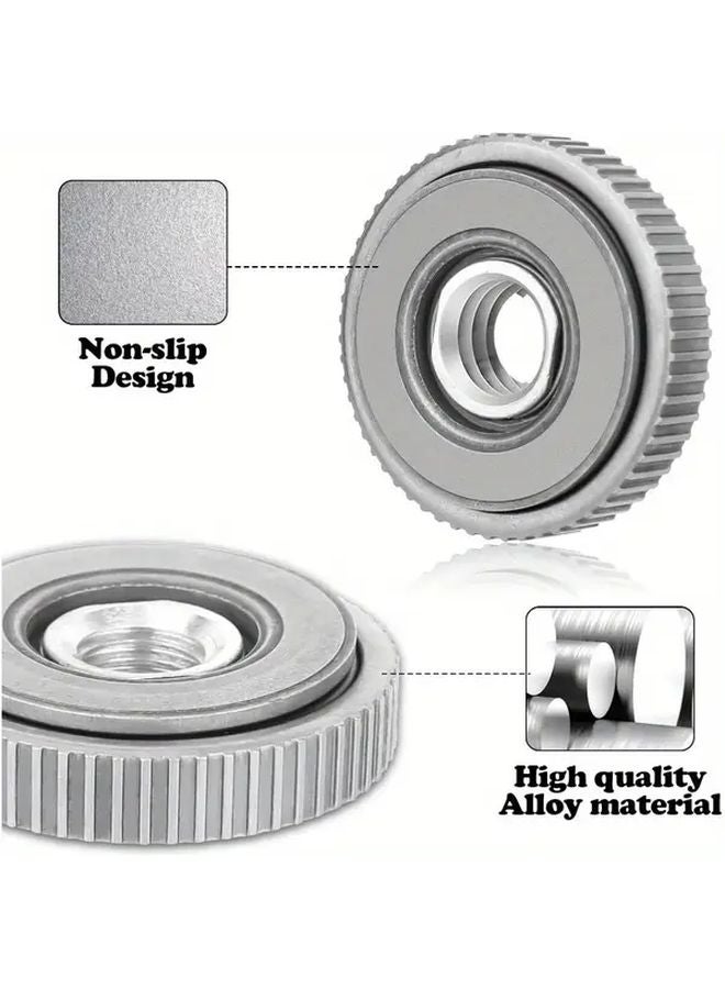 2Pcs M14 Angle Grinder Quick Clamping Nut High Carbon Steel Durable Easy Use - Image 3