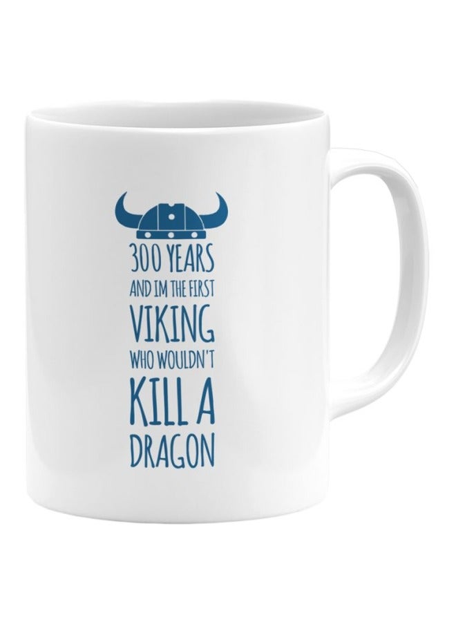 LIT Viking Printed Ceramic Coffee Mug - Image 1
